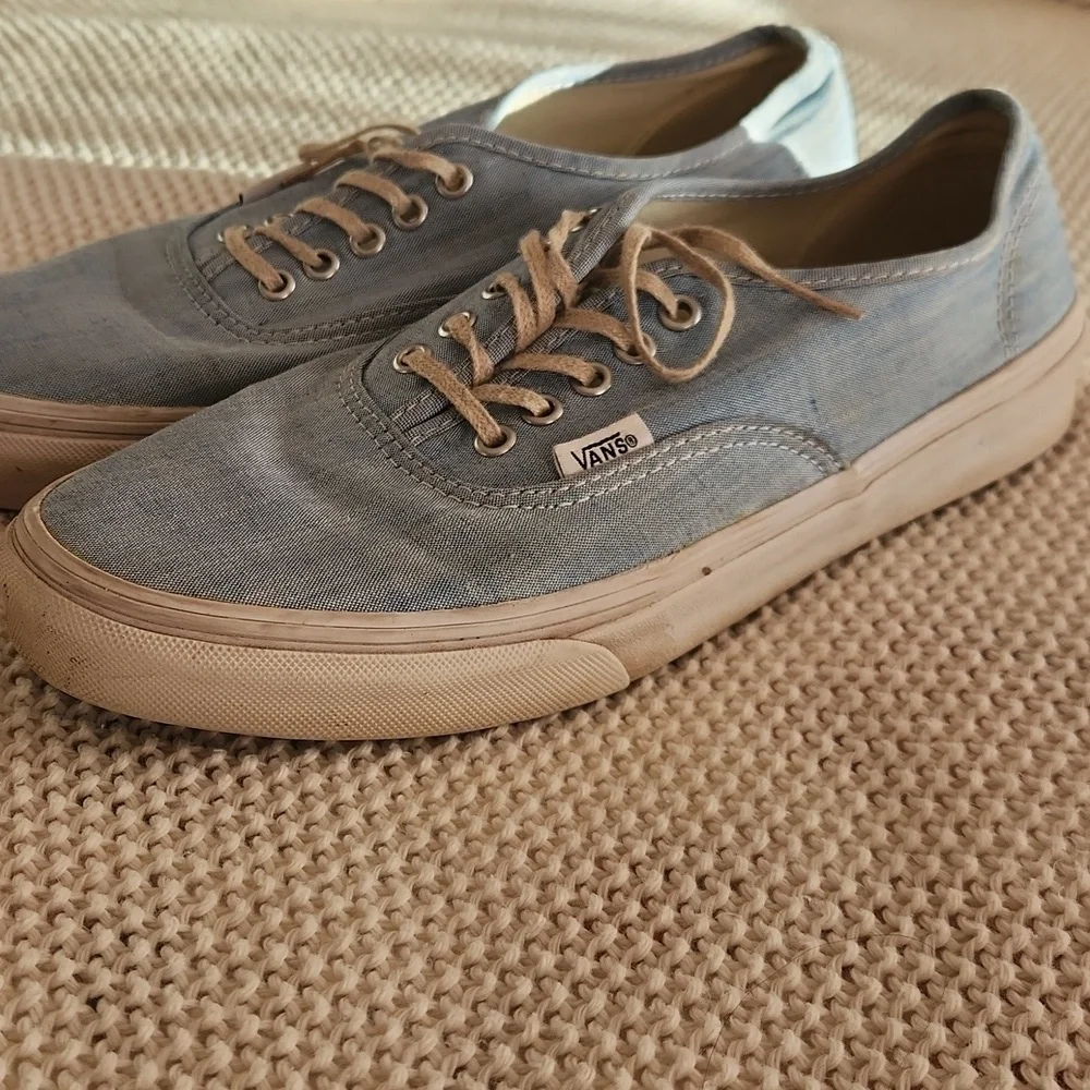 Casual Blue Canvas Sneakers - Picture 5 of 6